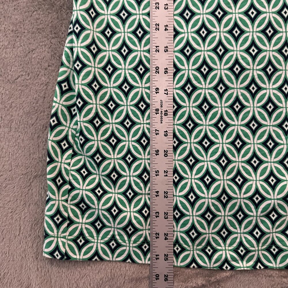 Boden Florrie Jersey Cotton Dress Gemoetric Pattern 12 Long 12L Tall - Picture 5 of 7